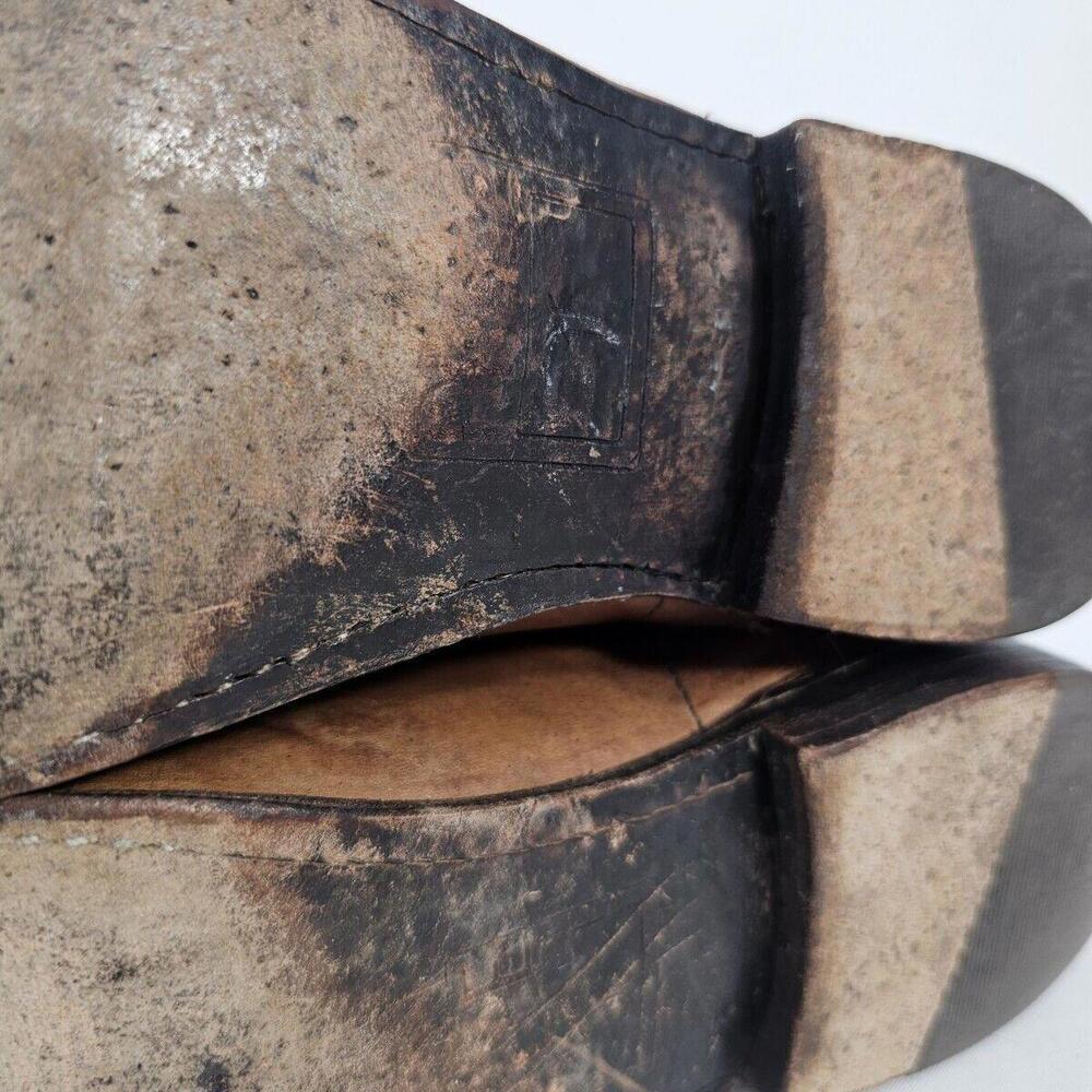 Frye Paige Short Riding Boot Sz 7.5M in Dark Brown. Cow Girl Costal Cowgirl - Picture 10 of 11